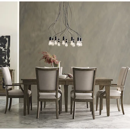 Seven Piece Dining Set with Rankin Table and Howell Chairs